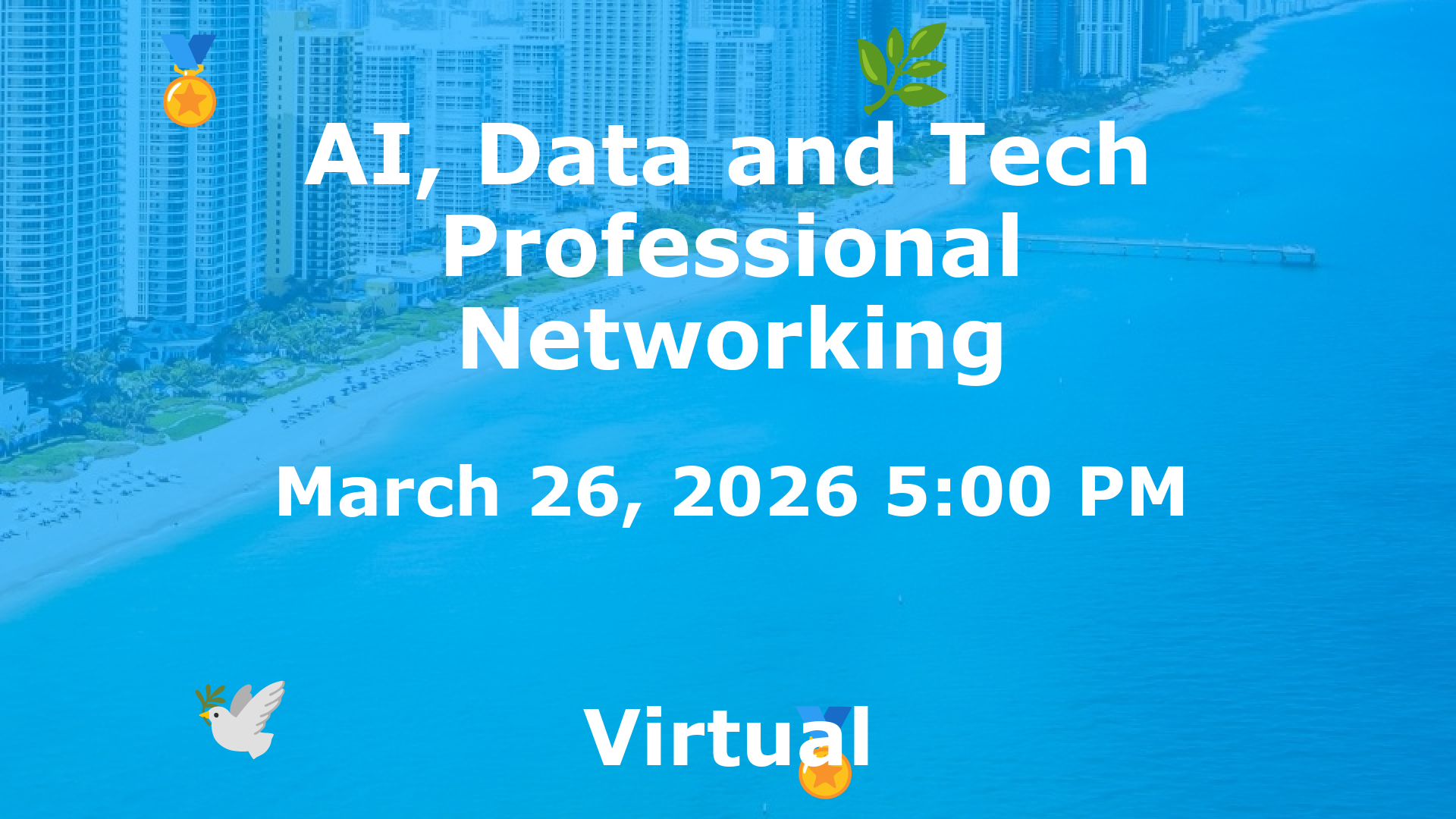 AI, Data and Tech Professional Networking event image